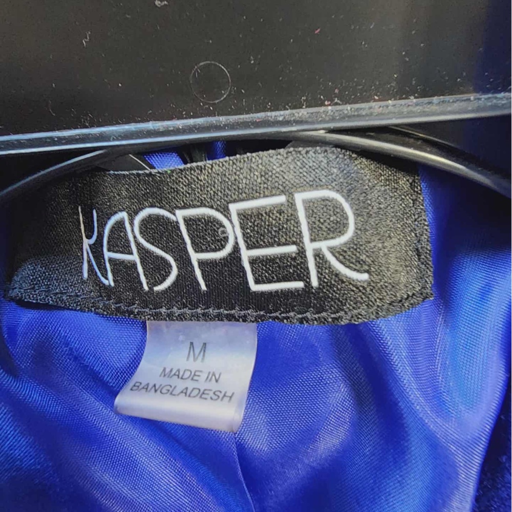 Kasper Women's Royal Blue Suit Jacket - Picture 3 of 3